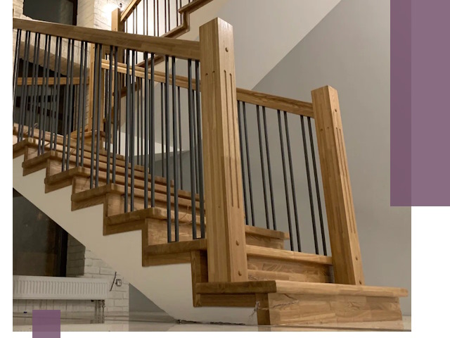 Реставрация деревянных и металлических лестниц в Карасуке