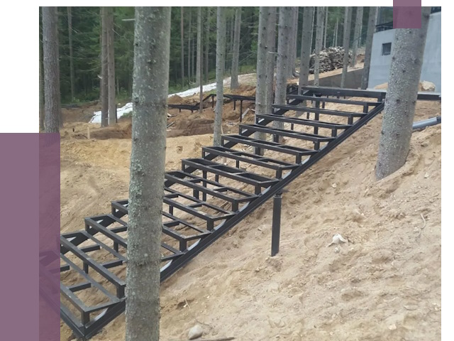 Монтаж металлических лестниц в Карасуке от 13458 руб. 