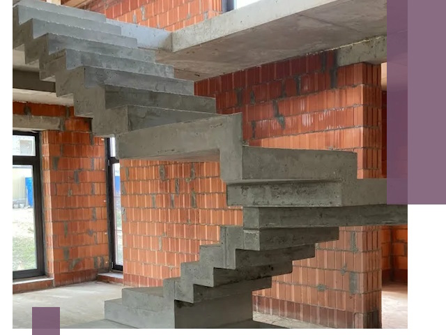 Изготовление бетонных лестниц под ключ в Карасуке