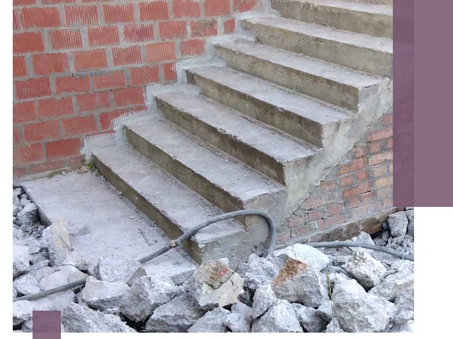 Демонтаж бетонных лестниц в Карасуке: быстро и безопасно