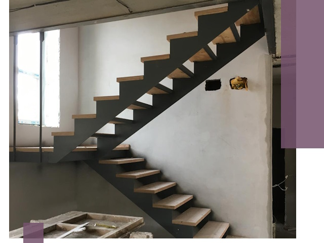 Изготовление лестниц на металлокаркасе в Карасуке от производителя