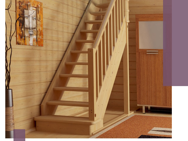 Лестницы эконом класса под ключ в Карасуке — недорого и быстро