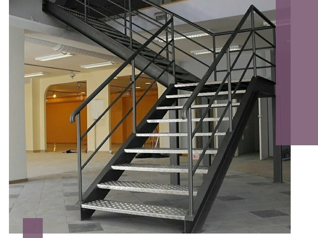 Лестницы для офиса в Карасуке: изготовление, монтаж, демонтаж