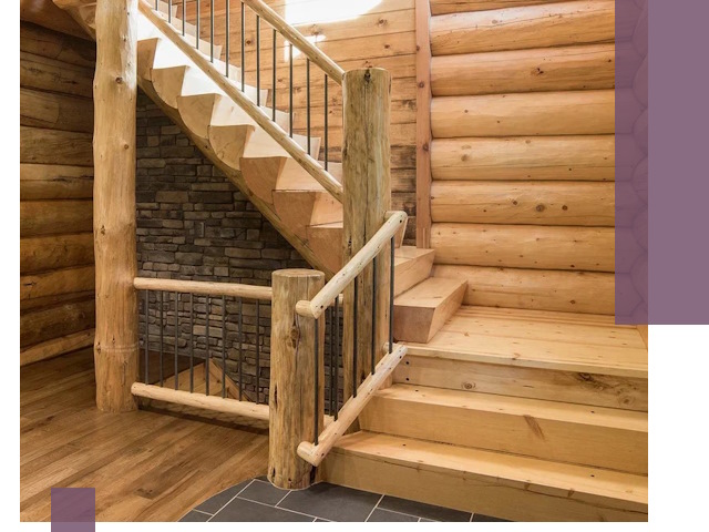 Лестницы в баню под заказ и профессиональный монтаж в Карасуке