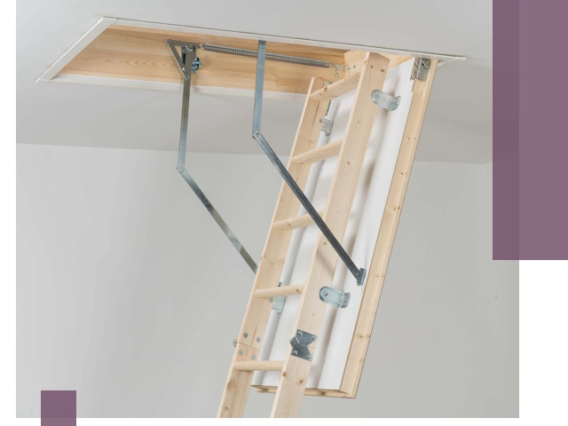 Установка чердачной лестницы под ключ в Карасуке