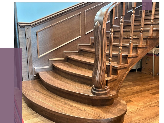 Дубовые лестницы под ключ в Карасуке от 175208 руб. — ПРОЛЁТ-Кск