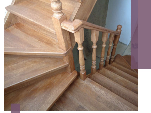 Дубовые лестницы под ключ в Карасуке: изготовление и монтаж