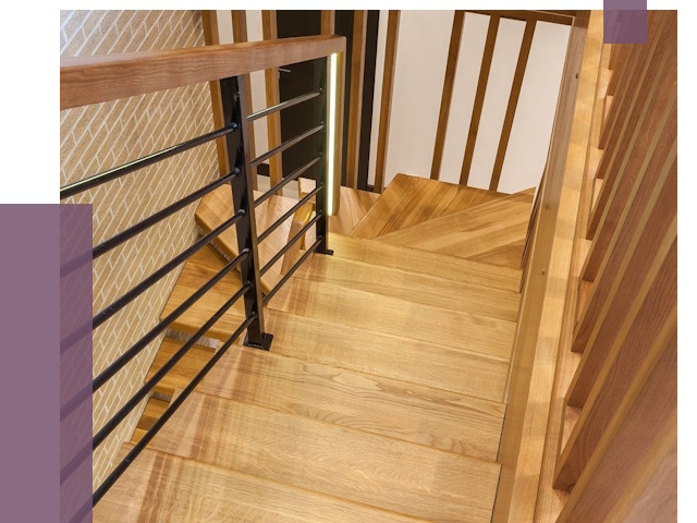 Лестницы из ясеня в Карасуке под ключ от 9954 руб. 