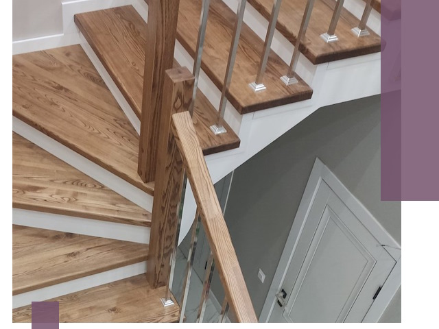 Обшивка металлических лестниц под ключ в Карасуке