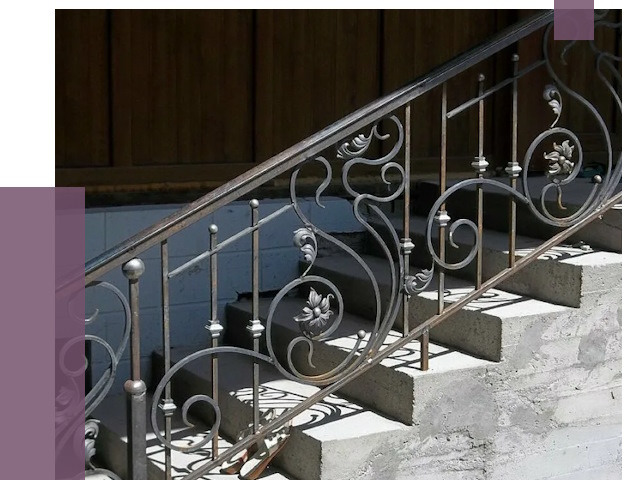 Кованые перила в Карасуке от 8633 руб. под ключ — качество от ПРОЛЁТ-Кск