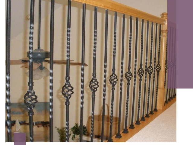 Изготовление и монтаж кованных перил в Карасуке под ключ