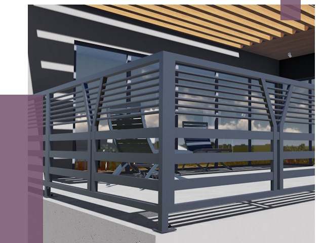 Изготовление балконных ограждений в Карасуке от 10665 руб. | ПРОЛЁТ-Кск