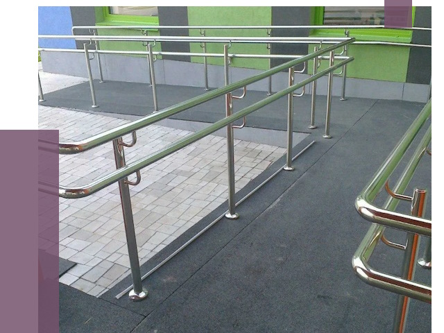 Ограждения пандусов в Карасуке от 4317 руб. монтаж | ПРОЛЁТ-Кск