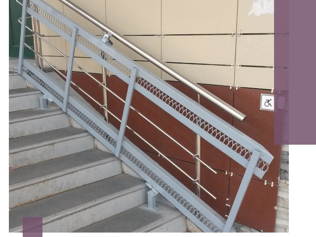 Изготовление откидных пандусов под ключ в Карасуке