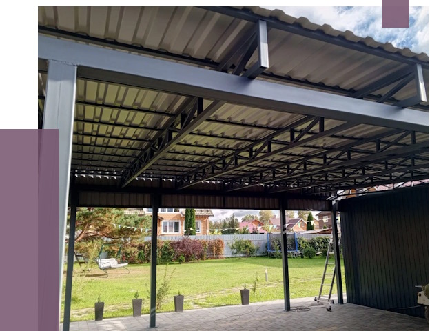 Монтаж навесов в Карасуке от 7313 руб. — установка навеса | ПРОЛЁТ-Кск