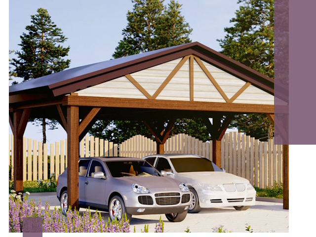 Навесы для автомобиля в Карасуке — изготовление и монтаж