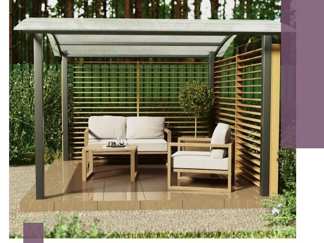 Навесы для дачи в Карасуке: изготовление, монтаж и демонтаж