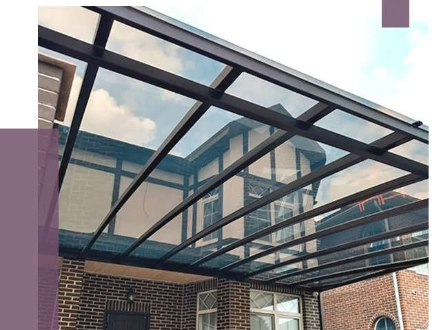 Навесы из поликарбоната в Карасуке от 8552 руб. под ключ — ПРОЛЁТ-Кск