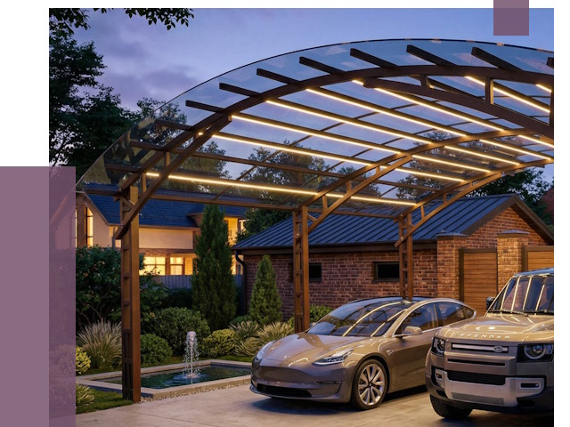 Металлические навесы в Карасуке от 12595 руб. под ключ — ПРОЛЁТ-Кск