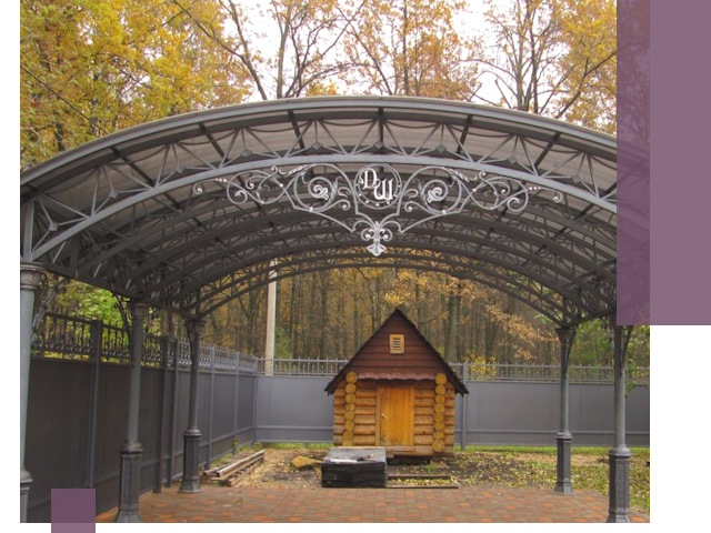 Кованые навесы премиум-класса под заказ в Карасуке