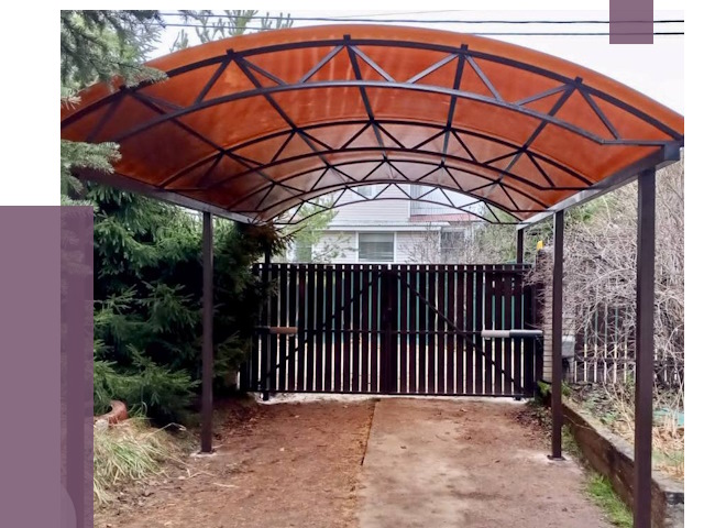 Арочные навесы в Карасуке от 12645 руб. — изготовление и монтаж | ПРОЛЁТ-Кск