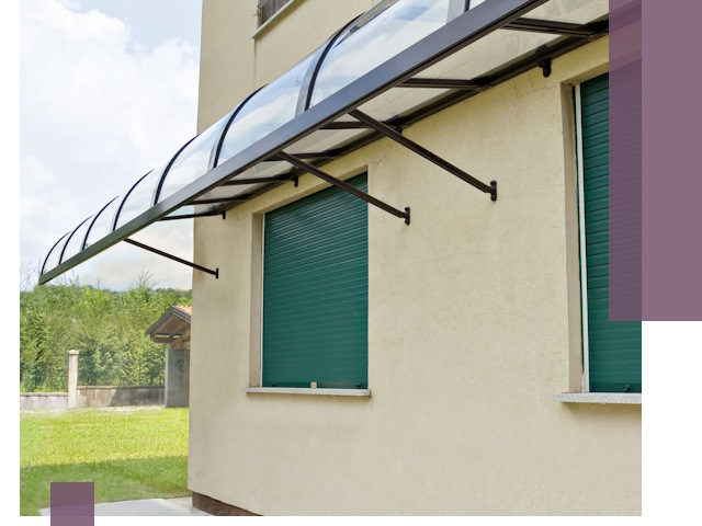 Козырьки над окнами в Карасуке — изготовление и монтаж по выгоде