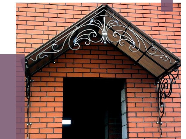 Металлические козырьки в Карасуке от 10614 руб. 