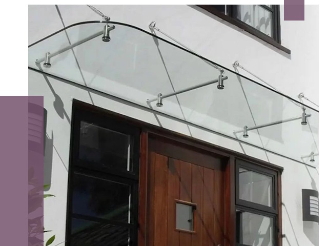 Стеклянные козырьки в Карасуке от 18790 руб. | ПРОЛЁТ-Кск