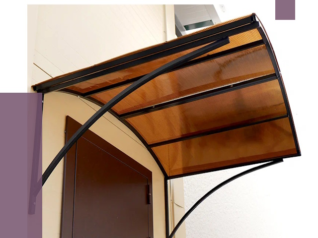 Недорогие козырьки в Карасуке от 7536 руб.  | ПРОЛЁТ-Кск