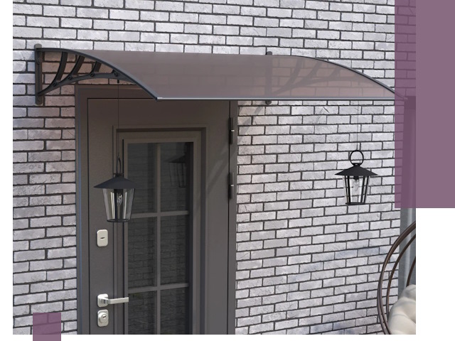 Недорогие козырьки и навесы под ключ в Карасуке