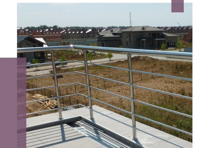 Парапеты из нержавеющей стали в Карасуке от 7922 руб. за м² | ПРОЛЁТ-Кск