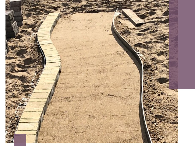 Металлические бордюры для тротуаров в Карасуке — прочные и долговечные