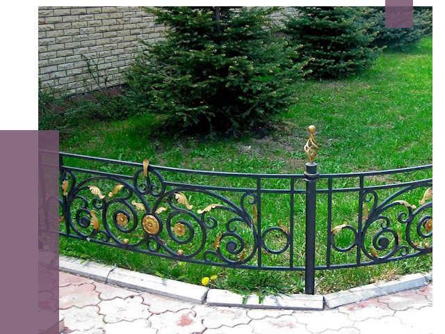 Кованые газонные ограждения в Карасуке от 7567 руб. — ПРОЛЁТ-Кск