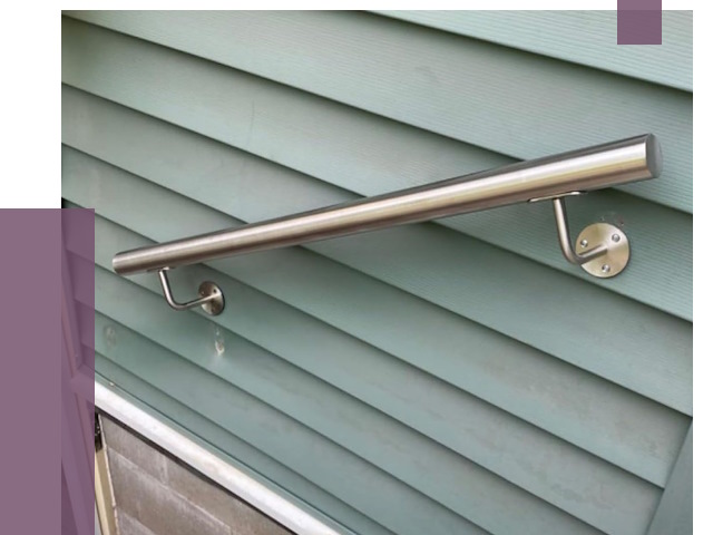 Поручни из нержавеющей стали в Карасуке от 7618 руб.  | ПРОЛЁТ-Кск